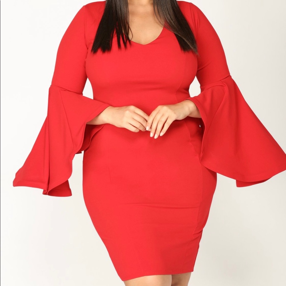 Fashion Nova Red Dress